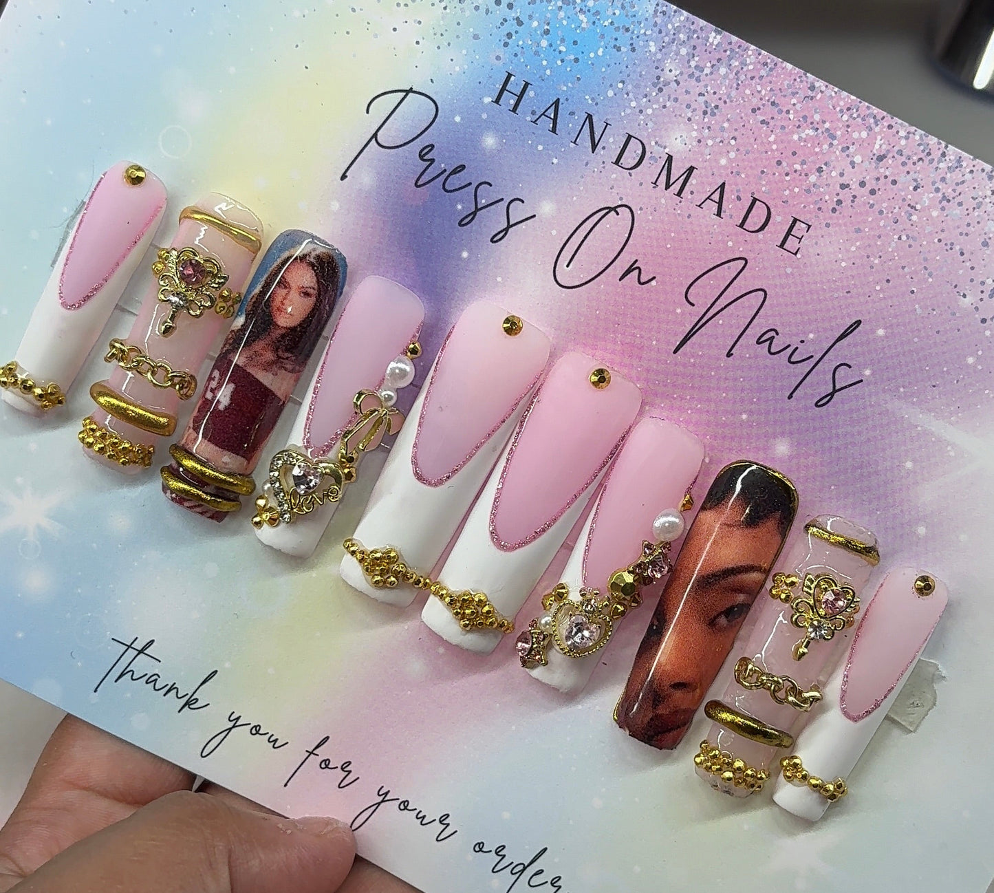 Custom Portrait XXL Press-Ons