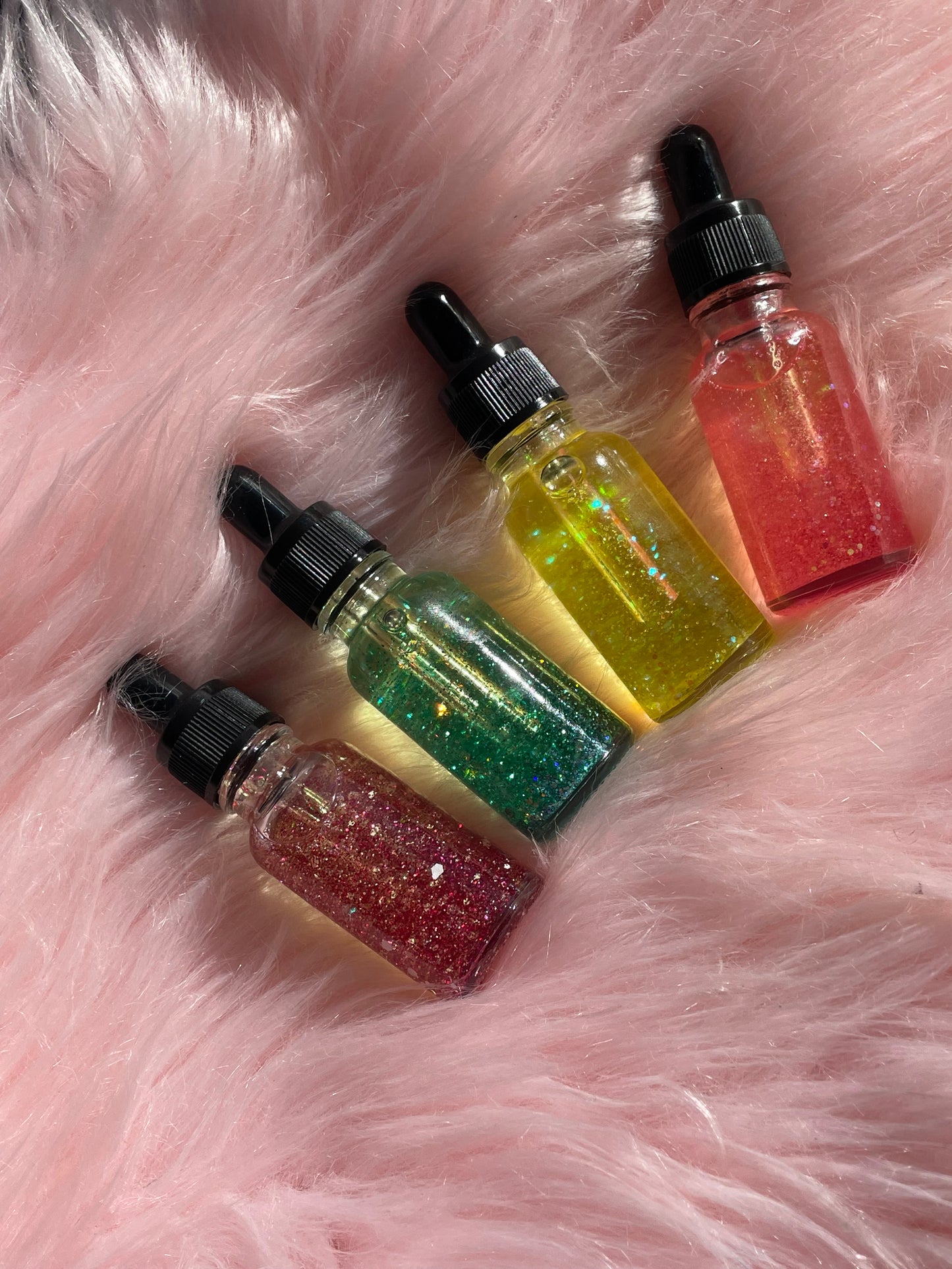 Pineapple Glitter cuticle oil